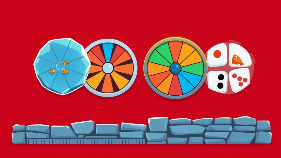 Ice Fishing a confronto con Crazy Time, Funky Time e MONOPOLY Live: quattro ruote diverse allineate